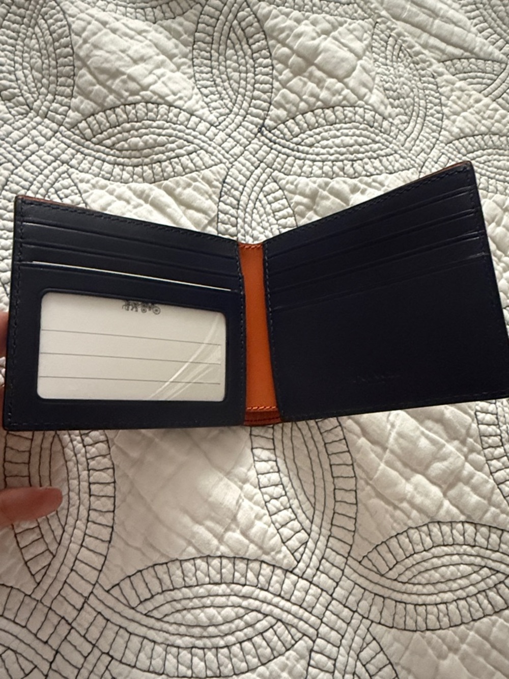 Coach Men's Black Signature Canvas Bi-Fold Wallet - Picture 2 of 6